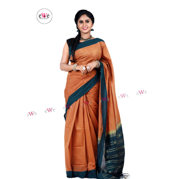 eWe - The Handloom Store+Handloom Saree with Handloom Mark