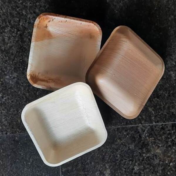 Apex Marketing+Areca Leaf Disposable Square bowls